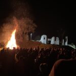 Bonfire night at Newcastle Emlyn Castle